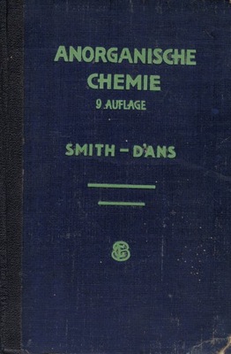 Anorganische chemie. Einfuhrung in die allgemeine und anorganische Chemie