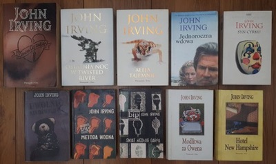 John Irving - zestaw 10 książek