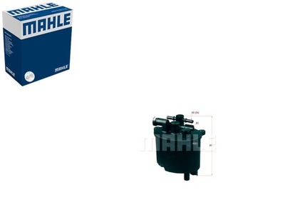 Фільтр пального citroen land rover peugeot mahle фото №1