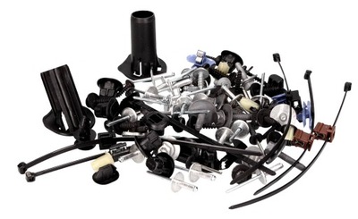 Набір кліпси бампер задня renault scenic iv новий оригінал фото №1