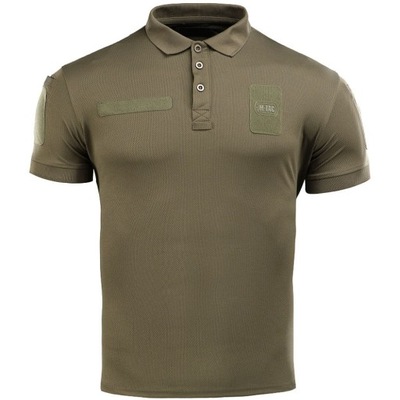 Koszulka polo polówka męska T-shirt M-Tac Elite Tactical Coolmax - Olive M