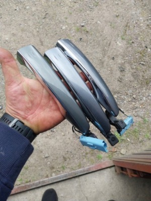 Peugeot 508 10-18r ручка ліва перед задня key less go kthb сіра ideał права фото №1