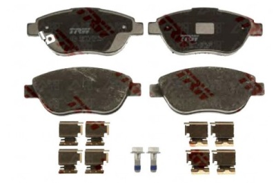Trw тормозные колодки ham. opel перед corsa d 1,3cdti 06- с c фото №1