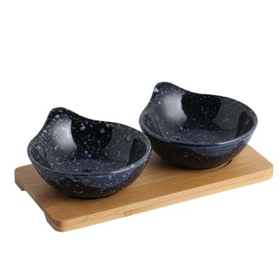Ceramiczny spodek, japońskie naczynie do maczania sojowego