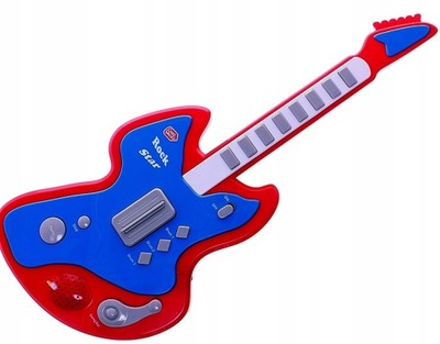 Plastikowa gitara elektryczna dla dzieci