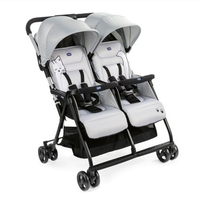 CHICCO OHlala Twin wózek spacerowy biźniaczy 8 kg