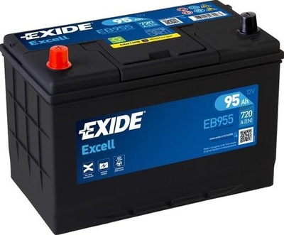 АКУМУЛЯТОР EXIDE EXCELL 12V 95AH 760A EB955