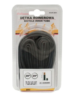 Dętka Rowerowa 28/29x1.75/2.5 AV - Butylowa z Wentylem Samochodowym