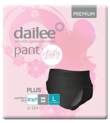 Majtki chłonne dla kobiet Dailee Pant Lady Plus L