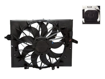 Вентилятор з корпус behr/mahle bmw 5 / 6 201723w2x фото №1