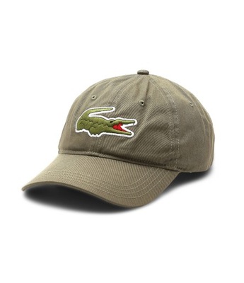 LACOSTE bejsbolówka khaki