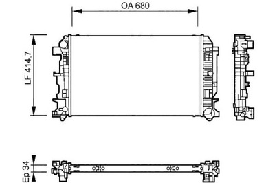 VALEO 735084 AUŠINTUVAS VARIKLIO MERCEDES VW 