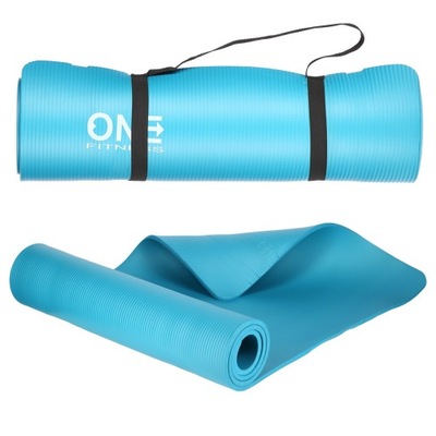 Mata do ćwiczeń 10mm ONE FITNESS 180x60cm YM30