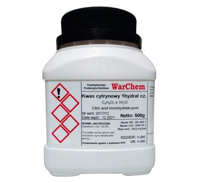 KWAS CYTRYNOWY ODKAMIENIACZ - 500g WARCHEM