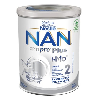 Nan Optipro Plus 2 Mleko Następne 800 g Nestle