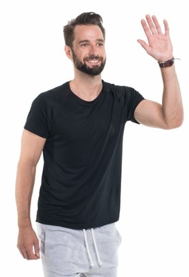 Koszulka T-Shirt Sportowy Promostars Chill Czarny