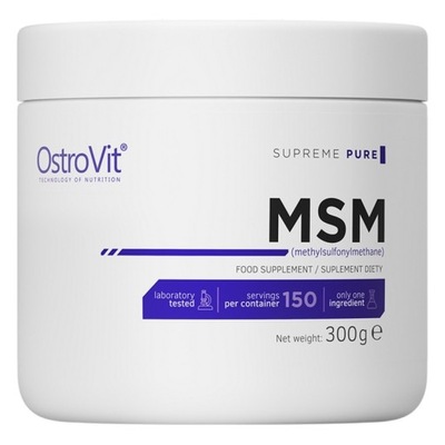 OSTROVIT Supreme Pure MSM 300g SIARKA PROSZEK