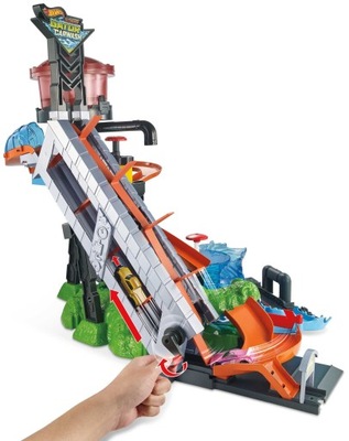 Mattel Hot Wheels, City Mega Myjnia Samochodowa