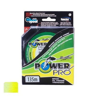 Plecionka Power Pro O HI-VIS YELLOW 0,06 mm 135 m