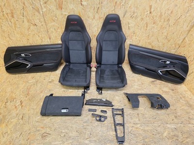 Porsche boxster cayman 982 сиденья обивка середина салон кожа gts 718 pń фото №1