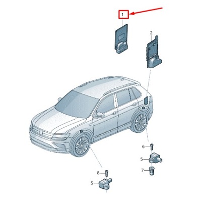 Seat tarraco kn regulated damping управление unit 5q0907376bz00 фото №1