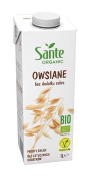 Sante Organic Napój owsiany bez cukru eko 1 l