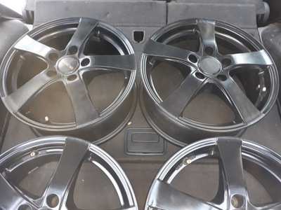 DEZENT RE DARK 6x15 5x100 ET 38 - A1 A3 SEAT SKODA PRIUS VW GOL IV POLO 