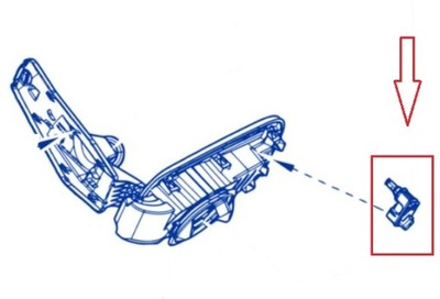Привод замок крышка топлива renault оригинальный номер фото №1