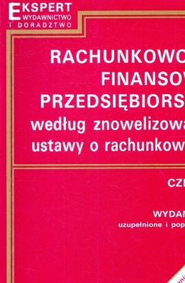 Rachunkowość finansowa przedsiębiorstw część 1