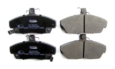 Гальмівні колодки гальмівні land rover freelander перед фото №1