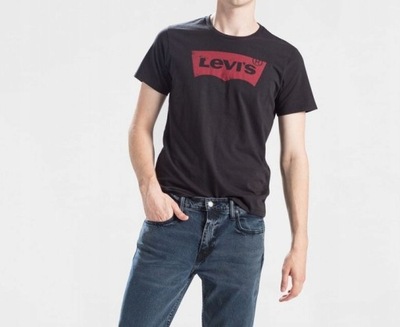 Levi's koszulka r XL męska t-shirt czarna Levis 177830198
