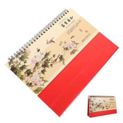 Harmonogram kalendarza biurkowego Kalendarz w stylu chińskim