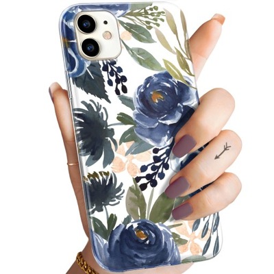 ETUI DO IPHONE 11 WZORY KWIATY KWIECISTE FLOWER OBUDOWA POKROWIEC CASE