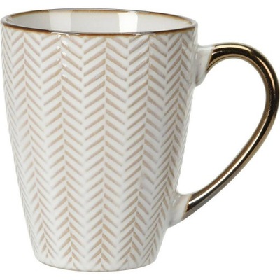 Elegancki KUBEK ceramiczny na herbatę kawę 370ml
