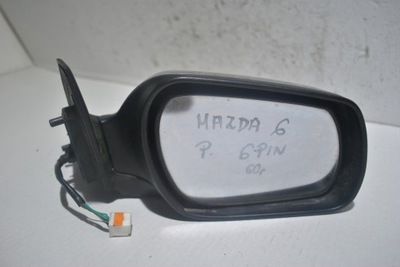 Дзеркало зовнішнє праве 6 pin mazda 6 фото №1
