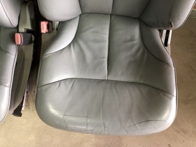 Mercedes w140 сиденье левый перед заднее сиденье кожа фото №1