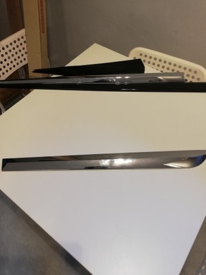 Toyota corolla e16 молдинг дверь левый задняя хром фото №1