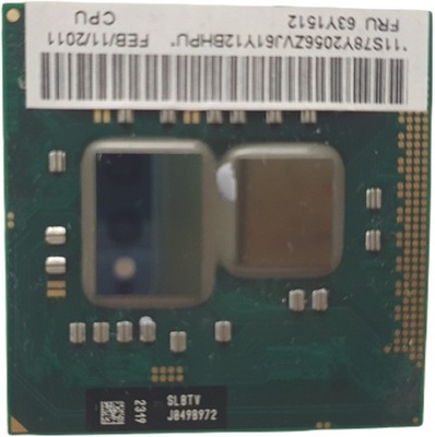 PROCESOR SLBTV Intel i5-540M 2,53 GHz