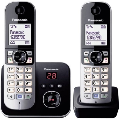 Telefon bezprzewodowy Panasonic KX-TG6822GB Zestaw 2 telefony