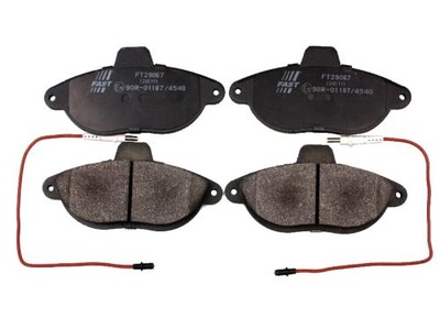 Fast гальмівні колодки ham fiat scudo / ulysse 95 перед 2 фото №1