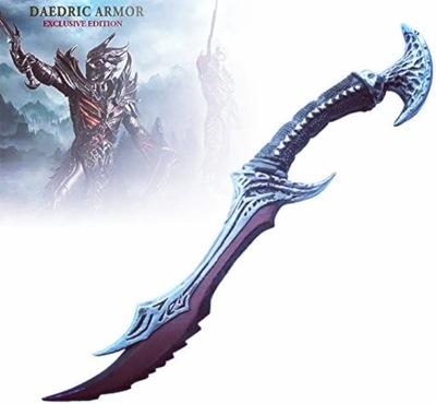Miecz sztylet daedryczny gra o tron nóż magiczny Mjolnir Skyrim Elder Scrol