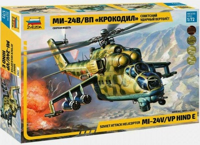 ZVEZDA 7293 Mil Mi-24 W/WP (V/VP) HIND E SZTURMOWY