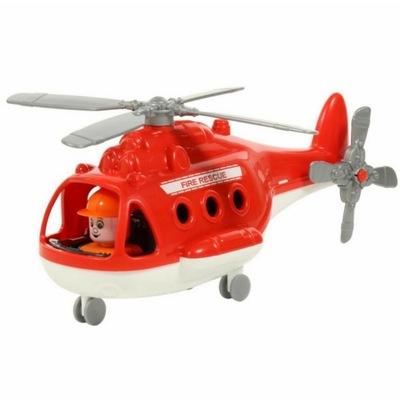 Samolot Śmigłowiec strażacki Alfa zabawka Polesie WADER helikopter figurka