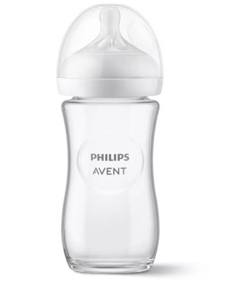 BUTELKA SZKLANA RESPONSYWNA NATURAL 240 ml Philips Avent 1m+