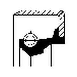 Кільце ущільнювальний ступиця перед 12011492b фото №1