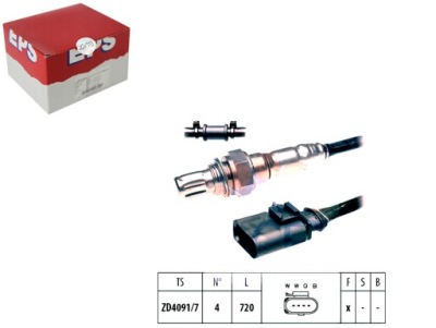 Датчик лямбда-зонд vw up 1,0 11- eps фото №1
