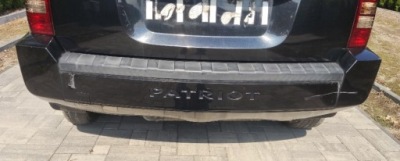 Бампер задняя jeep patriot цвет чёрный гарантия фото №1