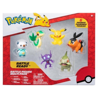 Pokemon BATTLE FIGURE Sableye, Axew, Snivy, Tepig, Oshawott, Pikachu