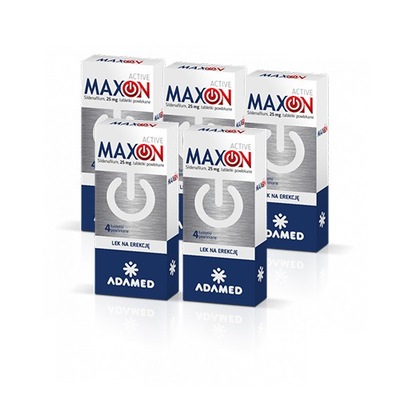 Zestaw Maxon ACTIVE 25mg, 5 x 8 tabl. (40tabl)