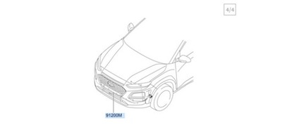 Жгут радара do hyundai kona фото №1